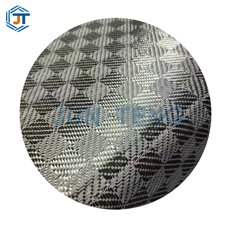3K jacquard koolstofvezelstof